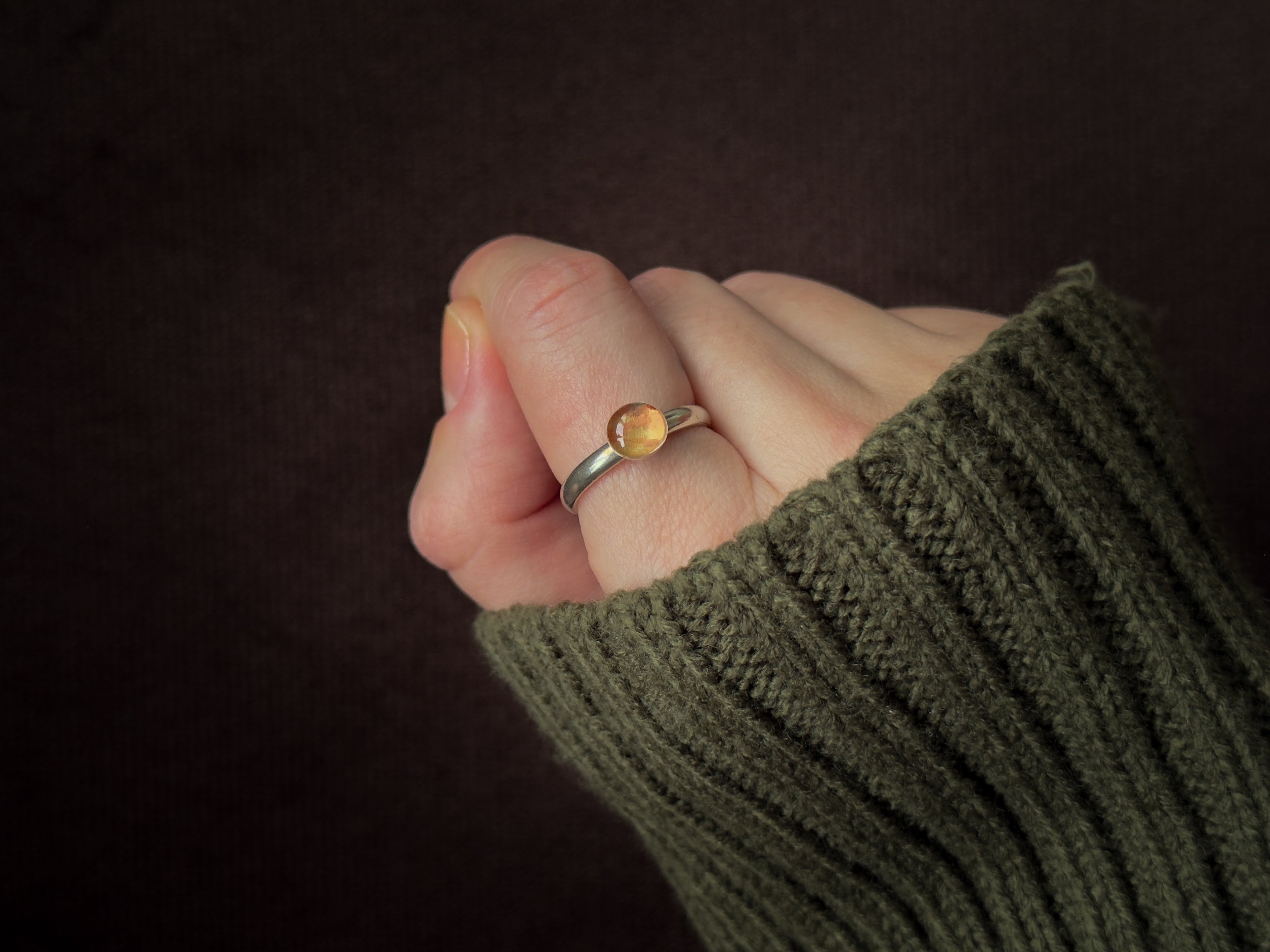 Citrus Stack Rings - Sterling Silver