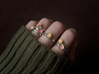 Citrus Stack Rings - Sterling Silver