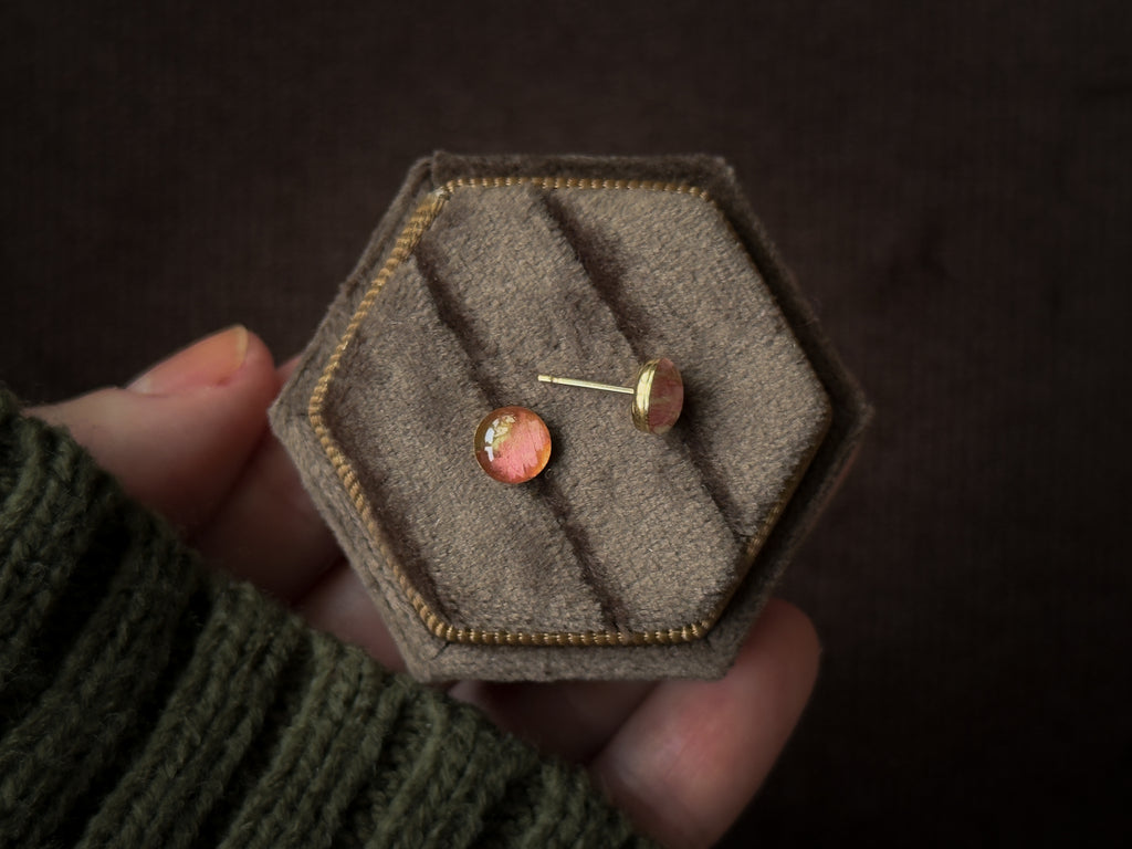 Sunlit Stud Earrings · 6mm - 14k Gold-filled