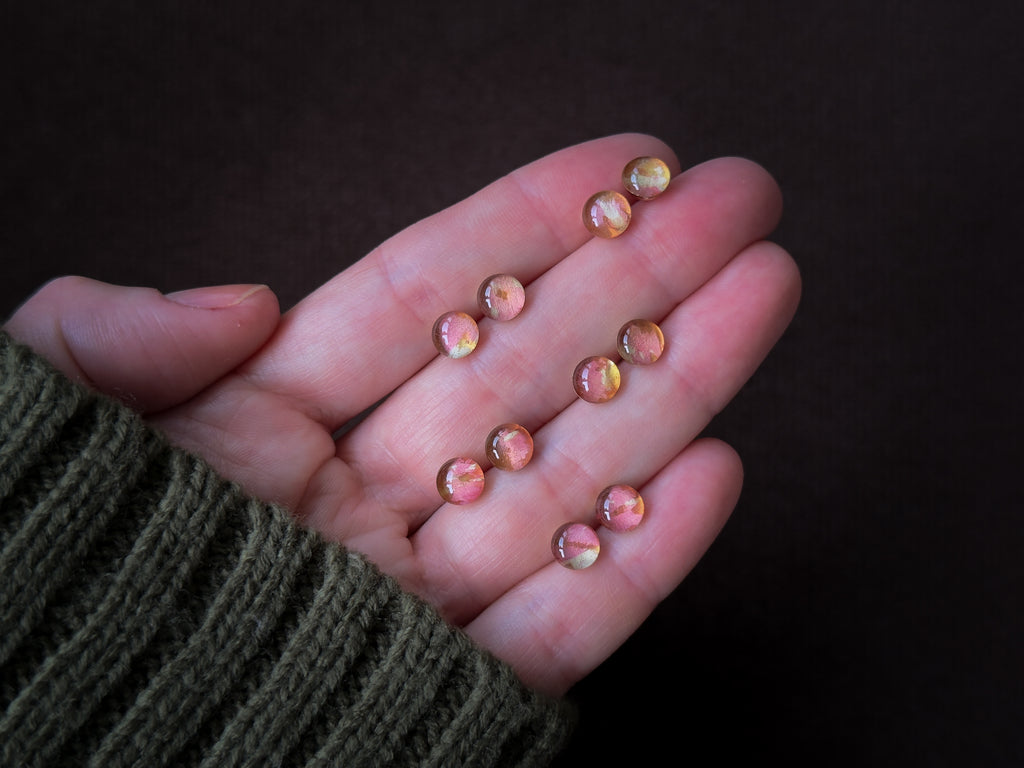 Sunlit Stud Earrings · 6mm - 14k Gold-filled