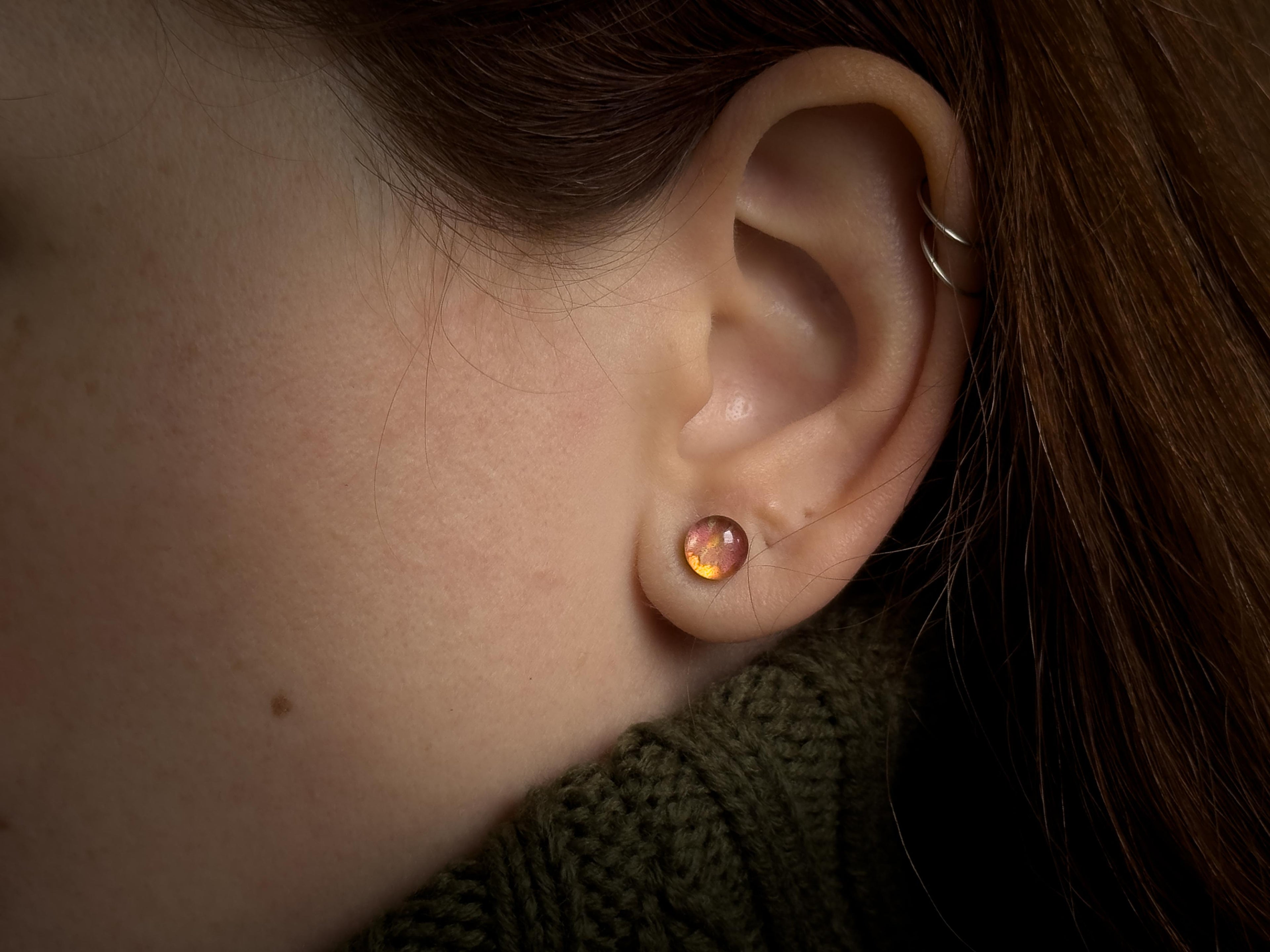 Sunlit Stud Earrings · 6mm - 14k Gold-filled