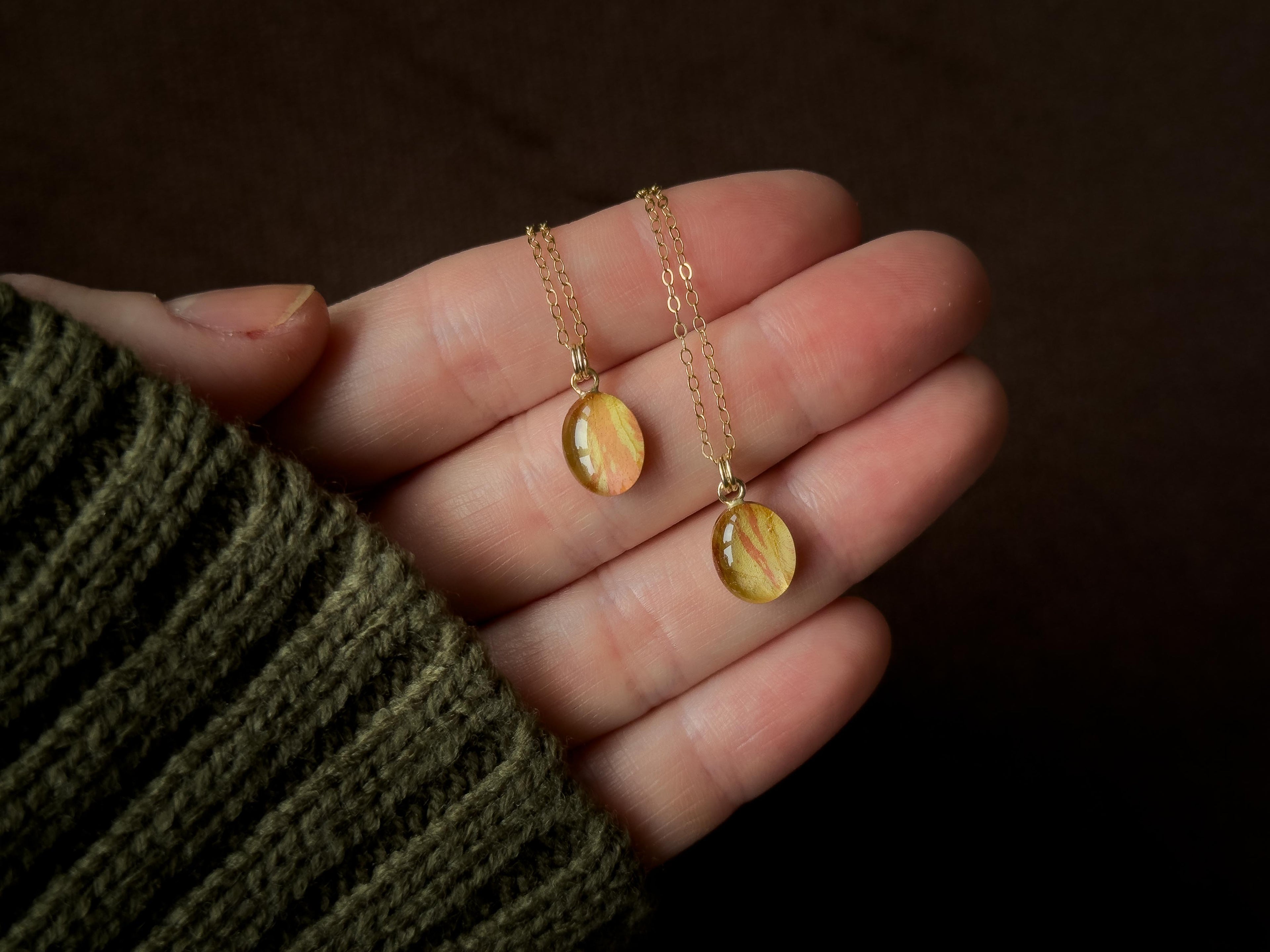 Sunlit Bloom Pendants - 14k Gold-filled