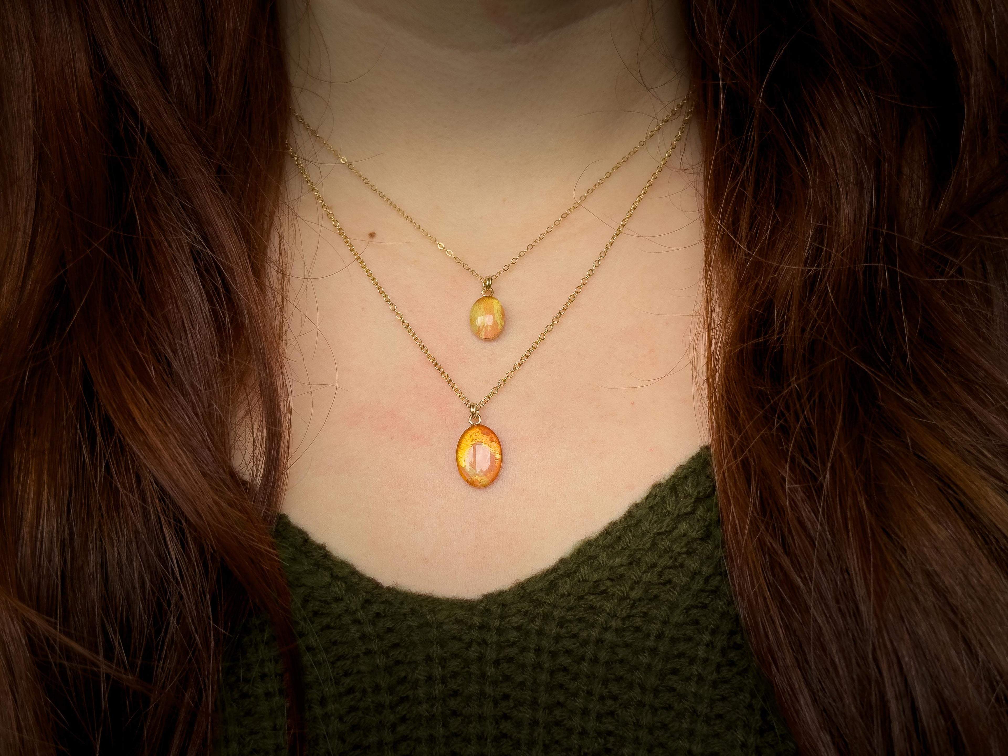 Sunlit Bloom Pendants - 14k Gold-filled