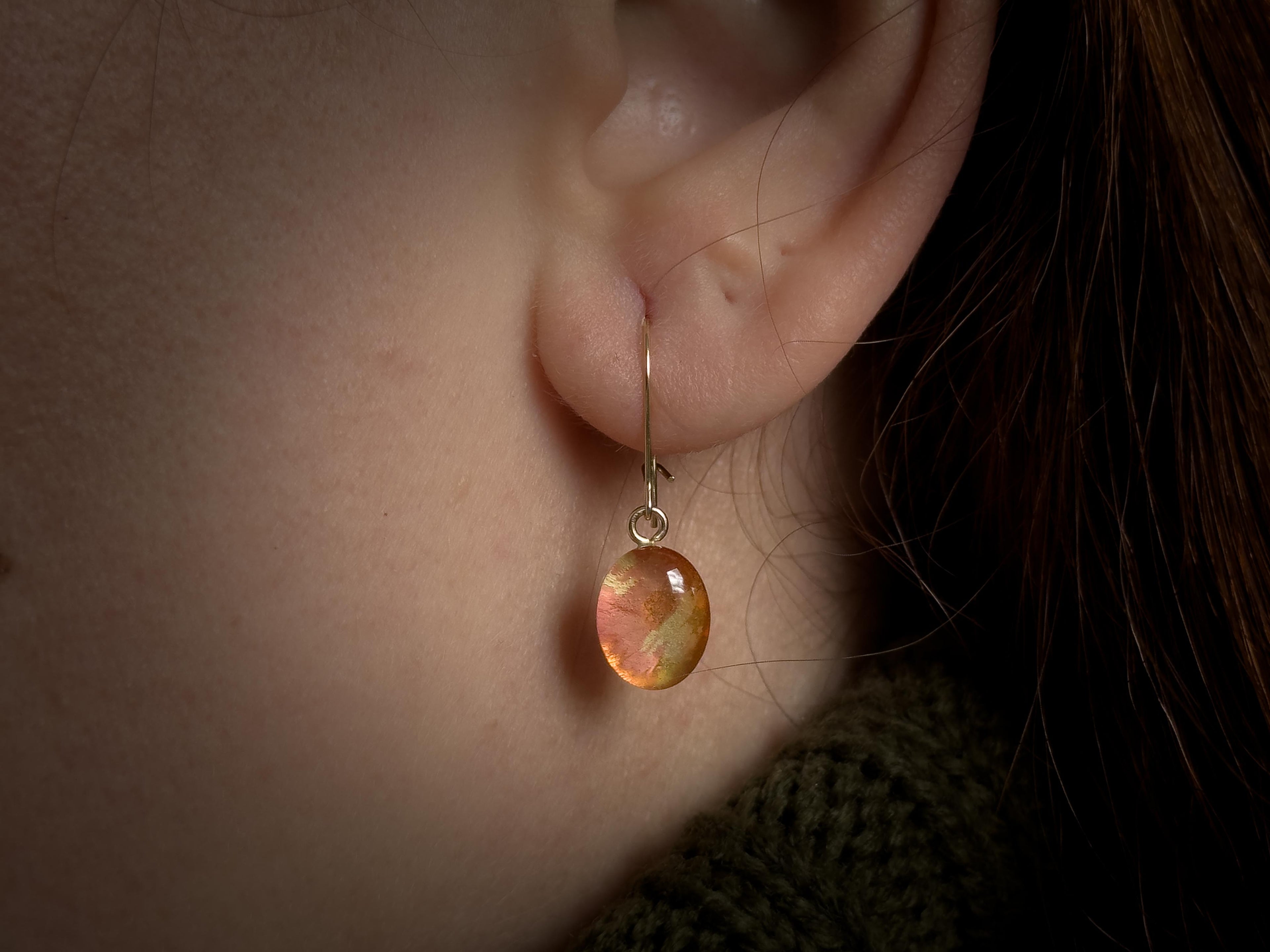 Sunlit Drop Earrings - 14k Gold-filled
