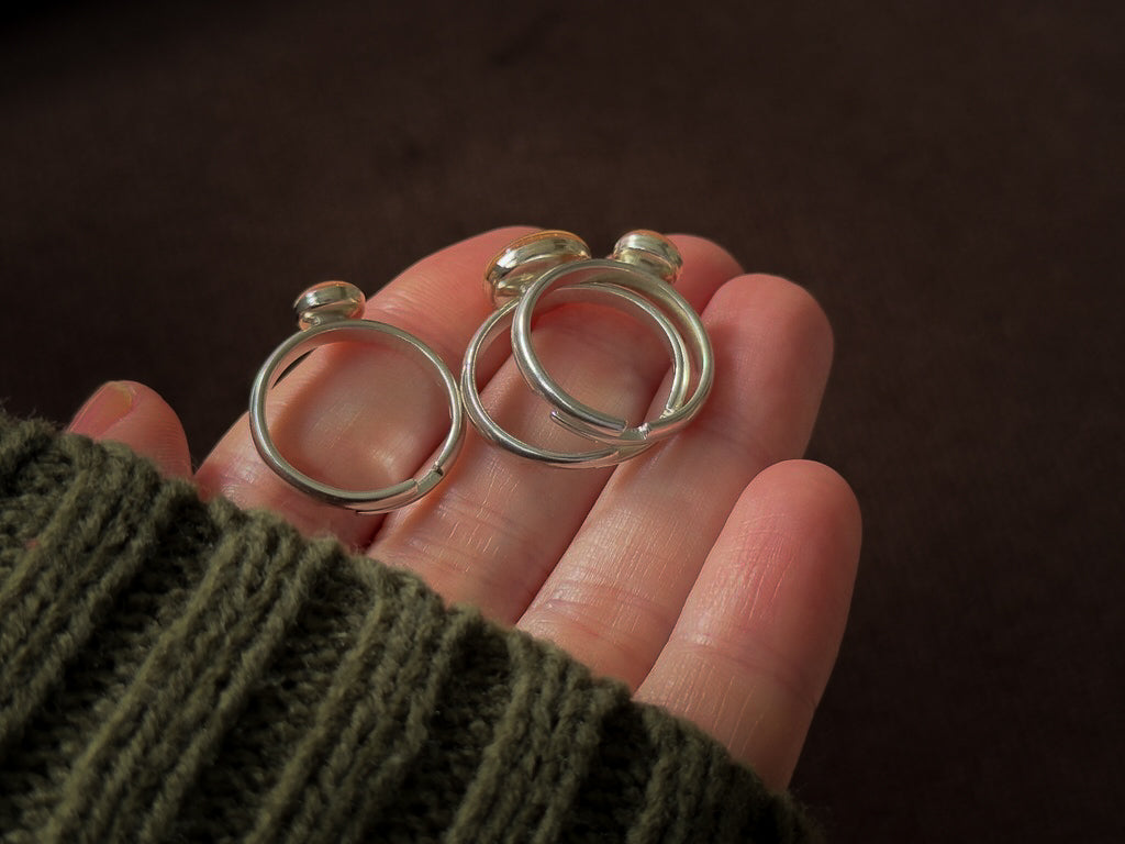 Citrus Stack Rings - Sterling Silver