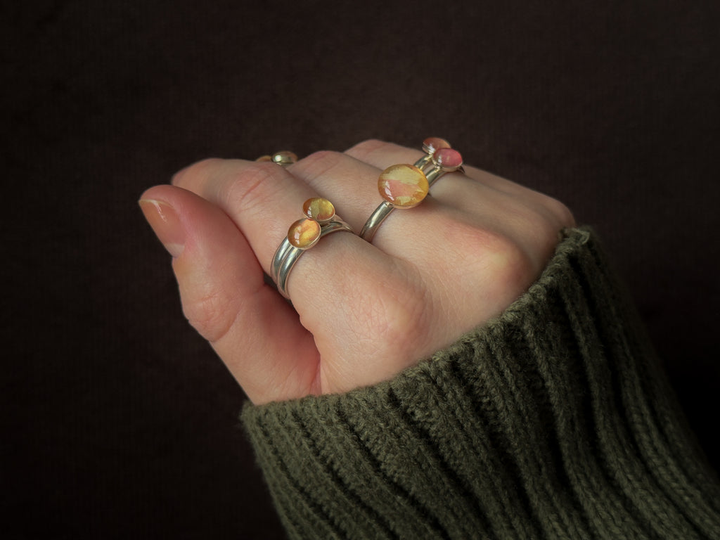 Sunlit Statement Ring - Sterling Silver