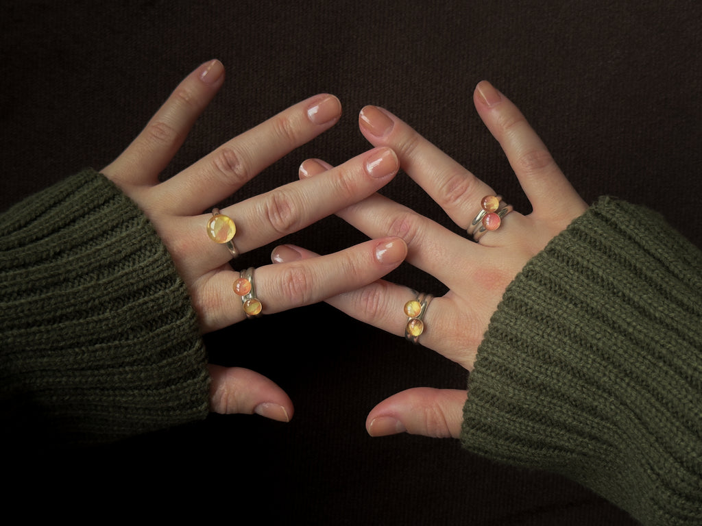 Sunlit Statement Ring - Sterling Silver