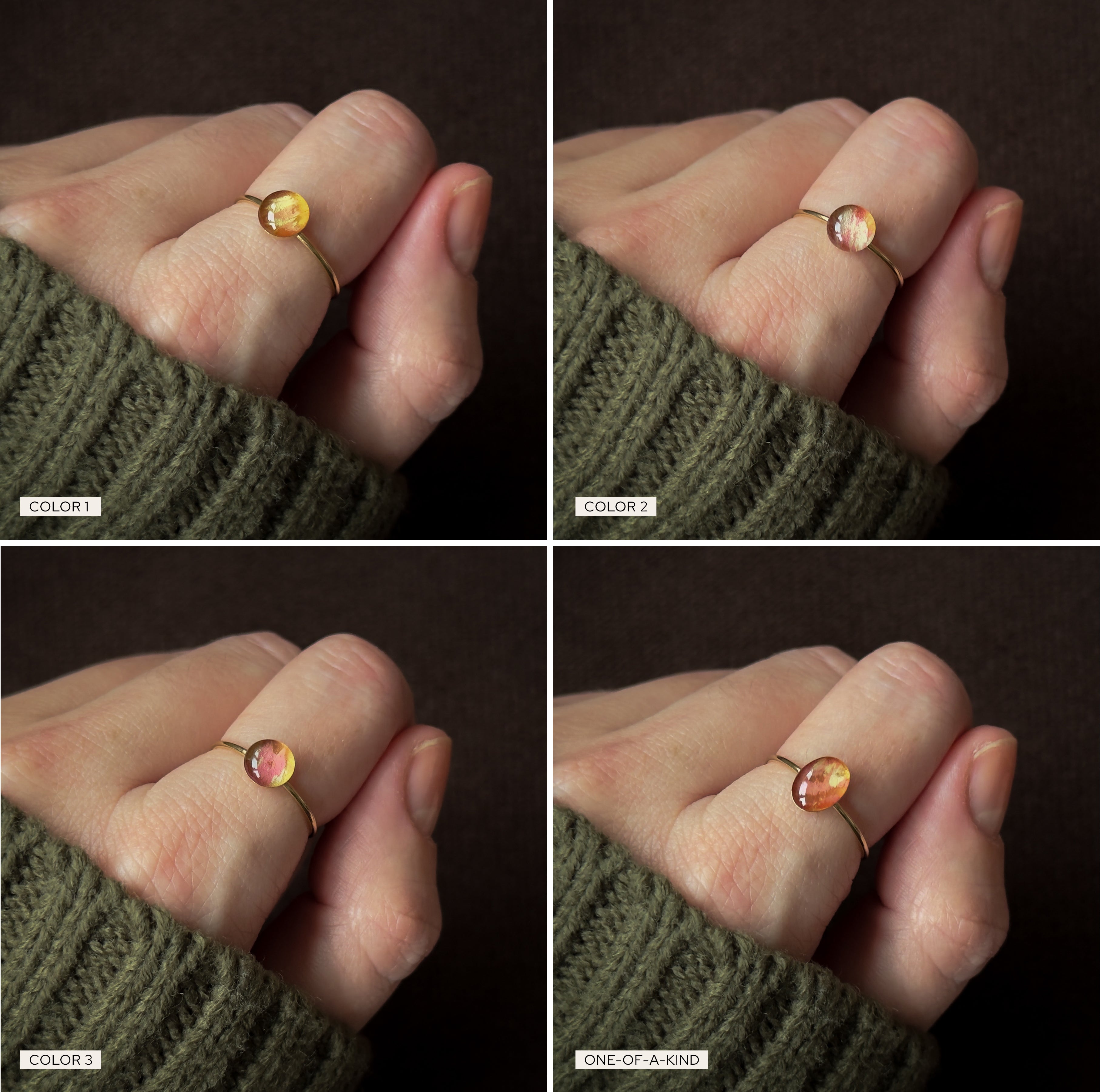 Blush Stack Rings - 14k Gold-filled