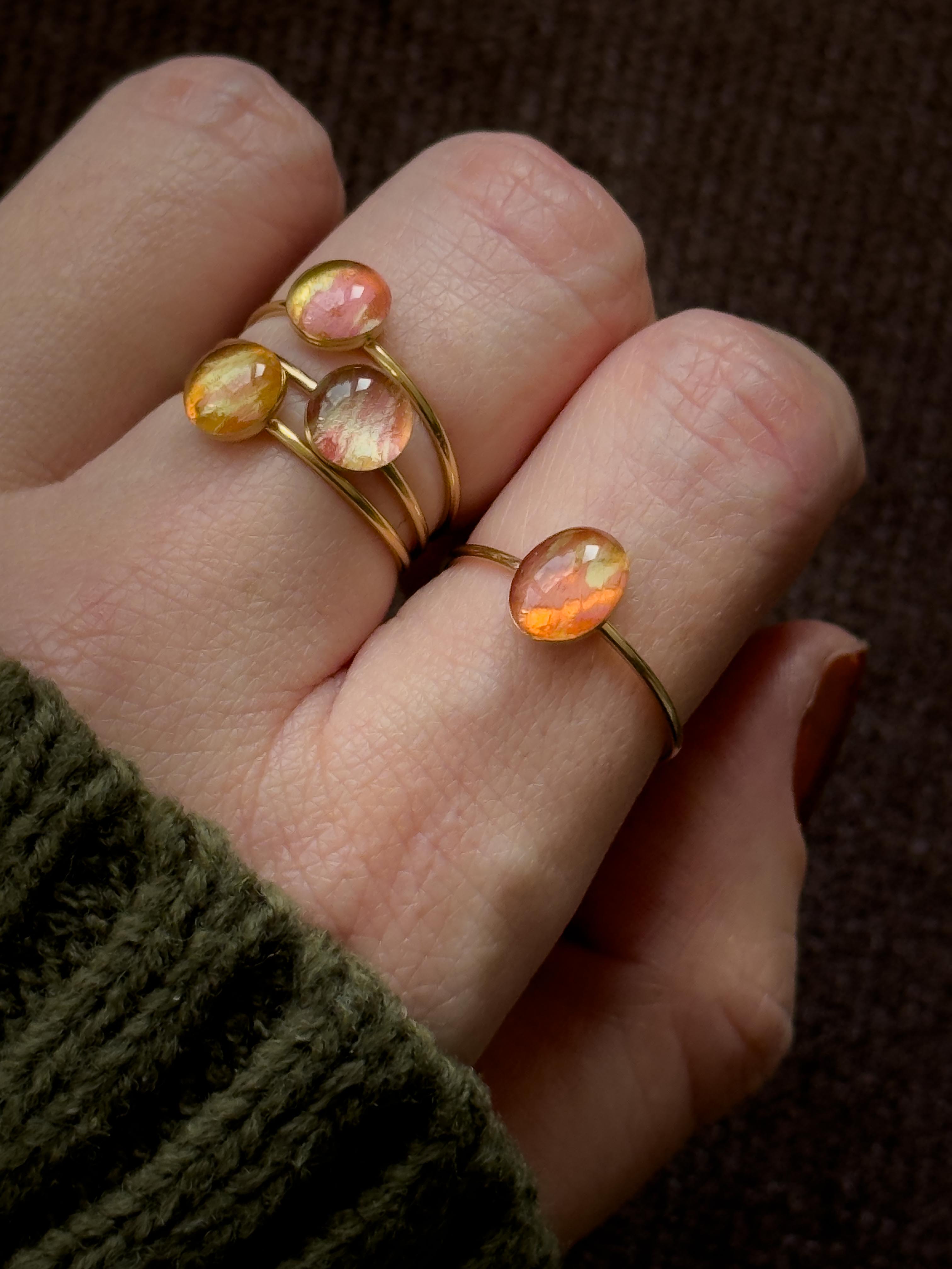 Blush Stack Rings - 14k Gold-filled